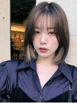 ロッソ 大橋店(Rosso) 暗髪の裾カラーさらりボブ【大橋】