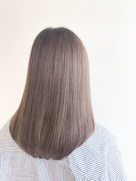 ポロン(polon) 【髪質改善】シルクグレージュストレート