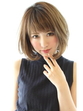 レウナ 外苑前(Reuna) 【２０代40代50代】カットで決まる大人可愛いひし形ボブ