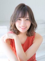 ルームバイシー 新宿(Loom. by Sea) 【遠藤駿】ことりベージュ毛先パーマミディアム♪新宿