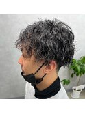 ツーブロック/メンズマッシュ/波巻きスパイラルパーマ
