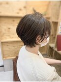 くびれショート ミルクティーベージュ 10代20代30代