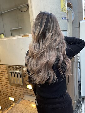 ラフ(LAFF) #黒髪#ボブルフ#ネビージュ#小顔#ワンレン