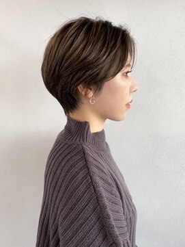 マッシュショート 前髪なしショート ショートボブ L シセイ 青山 Shisei のヘアカタログ ホットペッパービューティー