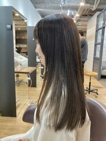 アノン(anon) ロングレイヤー×クールブラウン