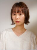 ウェット質感できめる外ハネボブ