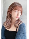 似合わせカットシースルーバングふんわりカール【小平・髪質】
