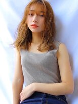 ソヨン 茨木店(SOYON)&nbsp;マロンベージュ 抜け感 くびれミディアム