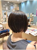 あごライン×ショートスタイル×簡単スタイリング×耳かけOK