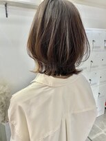 キートス 高知店(kiitos)&nbsp;◯くびれレイヤーボブオリーブベージュ20代30代40代