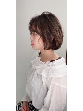 ニスル 上尾店(NISURU) 似合わせカット/大人ガーリー/ダークアッシュ/着物/上尾/上尾駅