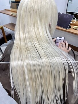 ランプ(Lamp) くびレイヤーグレーベージュニュアンスカラー白髪染め白髪ぼかし