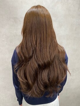 ルノン シェリー(LUNON cheliy) ナチュラルブラウン/ベージュ/くびれ巻き/ブリーチ無し