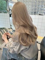サンクプロジェクト(cinq PROJECT)&nbsp;ダブルカラーハイトーンカラーベージュカラー韓国風レイヤーロブ