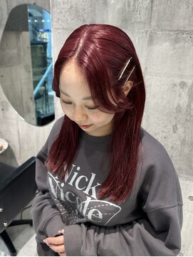 ワンズミラー 原宿(ONE'S MIRROR) 前髪/アンブレラカラー/こなれミディ/イメチェン/ウェーブパーマ