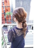 結婚式のヘアアレンジ♪