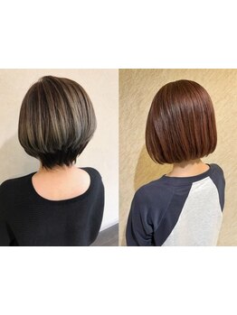 マッサージ付きのシャンプー+カットが大好評♪髪質・クセを見極め、家でも扱いやすい理想のショートヘアに!