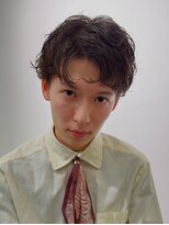 キサイ バズ(kisai BUZZ)&nbsp;kisaiBUZZ 岬　メンズニュアンスパーマ　アップバング