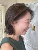 カムジーヘッド(COMEGHEAD)&nbsp;上乃裏タッセルボブ丸みショート黒髪ショートベリーショート韓国