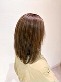 明るめブラウン×シークレットハイライト