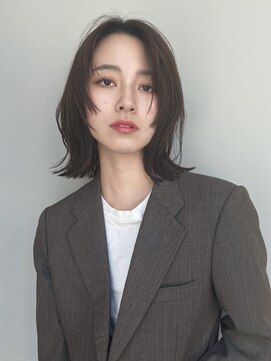 トリッカ シブヤ(TRICCA SHIBUYA) こなれミディ/ロブ/透明感カラー/顔まわりレイヤー