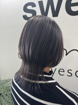 スウィープ 札幌大通(sweep) クラゲウルフ×ラベンダーグレージュ