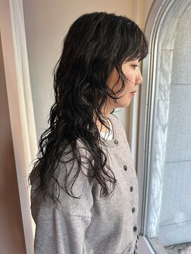 メク(meku) ロングのゆったりウルフパーマ*