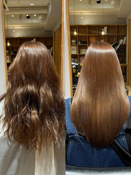 パーマ落としラボ ジェノバイアピッシュ(JENO by apish) ナチュラルストレート