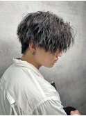 MEN'S HAIR/ダークアッシュ/ニュアンスパーマ/韓国マッシュ