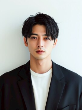 e.m.a プレミアムビューティーサロン 栄駅店(e.m.a PREMIUM BEAUTY SALON) センターパート/韓国マッシュ/スペインカール