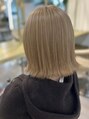 シックスバイギンザロンド 名古屋(six by ginza Lond) ブリーチで作るミルクティーベージュおすすめです◎