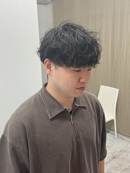 ショウアミュゼ(Show Amuser)の写真/メンズパーマなら"Show Amuser"★メンズ特化サロンだからこその技術力で、トレンドパーマで差をつける★