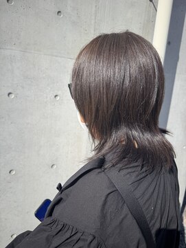 オーガニック ライフ 若葉 鶴ヶ島(organic+life) 冬の透明感クラゲヘアー◎ブリーチなしココアグレージュ