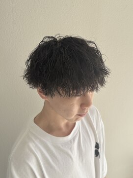 ゴットフロー(GOTTO FLOW) メンズ縦落ちツイスパマッシュ/ツイスパ/マッシュパーマ