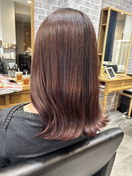 大人かわいい！ブラウンレッド♪