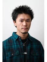 オーシャントーキョー ホワイト 原宿(OCEAN TOKYO WHITE)&nbsp;黒髪スパイキーショートアップバングベリーショート