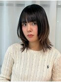 【大阪梅田中崎町茶屋町」ハッシュカット/プレイングカラー