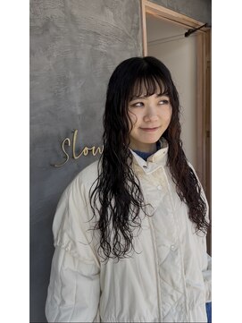 スロウヘアシェア(slow hair×share) ロング×スパイラルパーマ