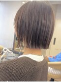 切りっぱなしボブ