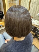 きのま 東白楽 東神奈川 前回美髪矯正→髪質改善カラー