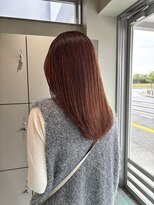 エイト 沖縄豊崎店(EIGHT toyosaki)&nbsp;【EIGHT 豊崎】お客様スタイル［ツヤ感際立つ大人レッドカラー］