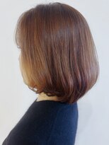 リコ(LIKO)&nbsp;大人可愛いボブスタイル☆大人ヘア/デジタルパーマ/白髪ぼかし