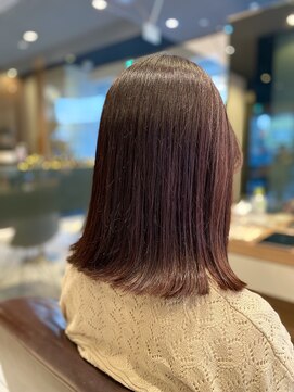 フロア(FLOOR) 切りっぱなしボブ/ショコラブラウン