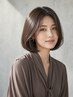【女性限定・白髪染め】似合わせカット+白髪染め（リタッチ）+2stepTR