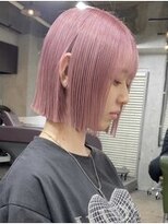 ビジェ(Bijje)&nbsp;60. ダブルカラー/ピンク/ボブ/タッセルボブ/ハイトーン