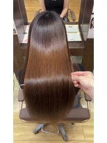 シュシュ 宜野湾店(chou chou) ワンホンレイヤー/ミルクティーブロンド/ダークブルー/宜野湾