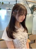 透明感艶髪ベージュカラー/イメチェン/前髪/表参道/原宿