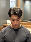 【理容室】メンズショート　七三　ビジネスヘア　ビジネス