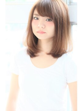 ヘアープロデュース ジェネシス(hair produce genesis) 【ラフなセミディボブ×ちょい流しBANG】