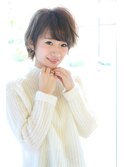 大人カワイイショートボブ